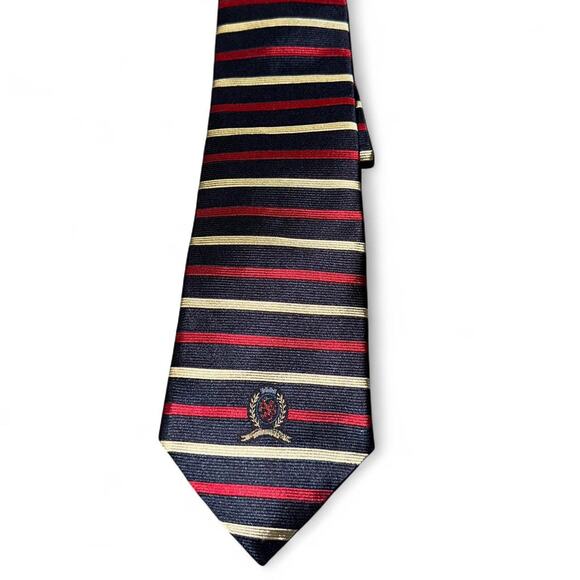 Tommy Hilfiger Striped Vintage Tie - Picture 1 of 5